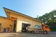 Lindenschmidt Umweltservice Saugwagen bei der Arbeit